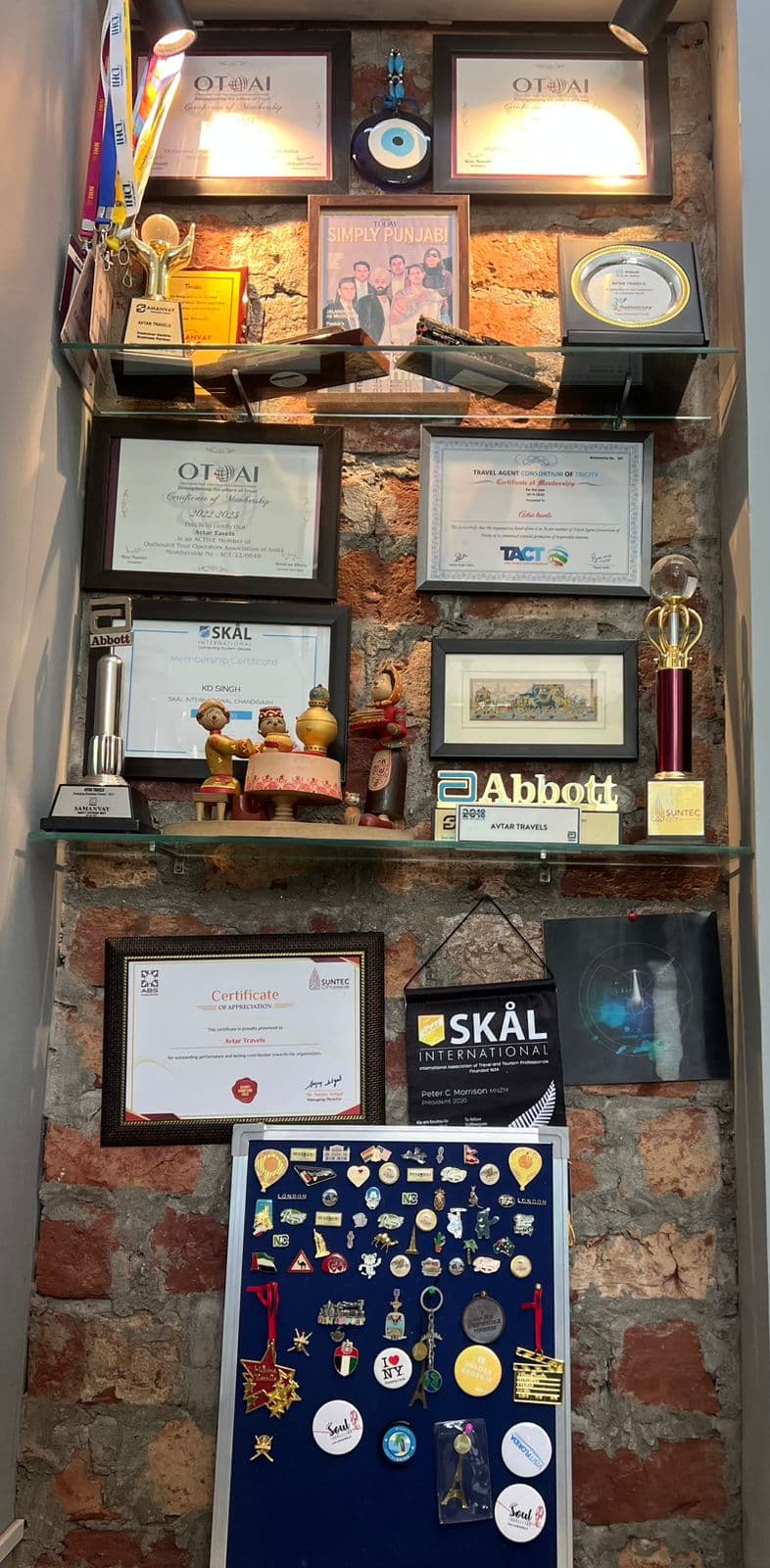 Certificates of Kuldeep Singh Saini